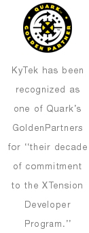 KyTek has been recognized as one of Quark's GoldenPartners